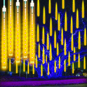 Meteor Drops | LED-Lichterkette in Tropfenform für festliche Außendekoration 6