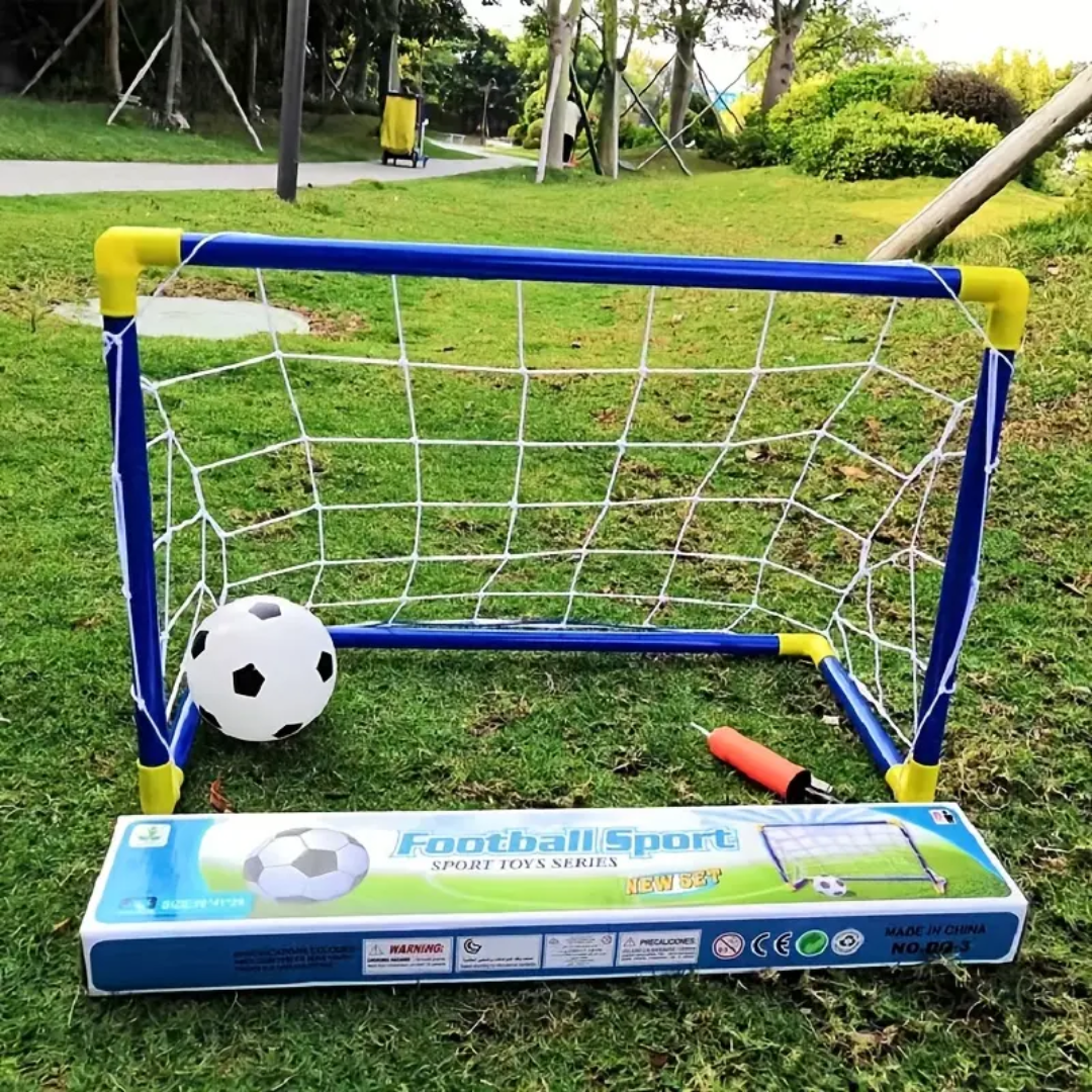 Mini-Fußballtor-Set – Kompaktes Indoor-Spielzeugtor für Kinder 0