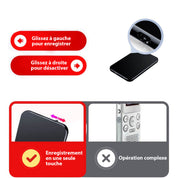 Mini Professional Spy Microfon Recorder-Ultra-dünnes Design, 50 Stunden Akkulaufzeit, hochwertiger Klang für diskrete Audioaufnahmen 4