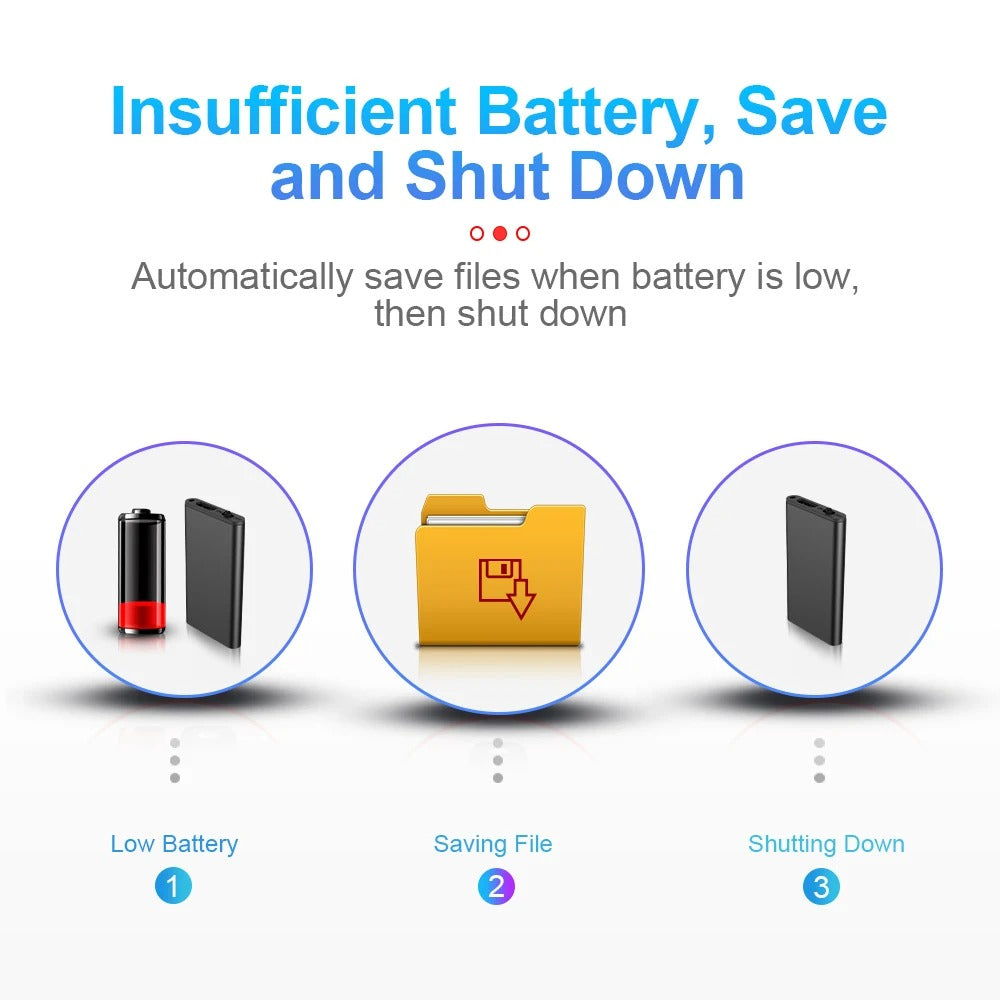 Mini verstecktes Diktiergerät – Spionageausrüstung kleines Audioaufzeichnungsgerät 7