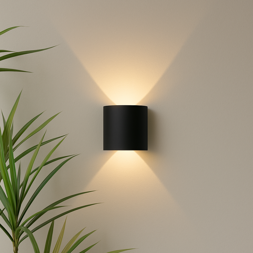 Moderne Wandleuchte für den Innen- und Außenbereich – Minimalistische LED-Leuchte 0