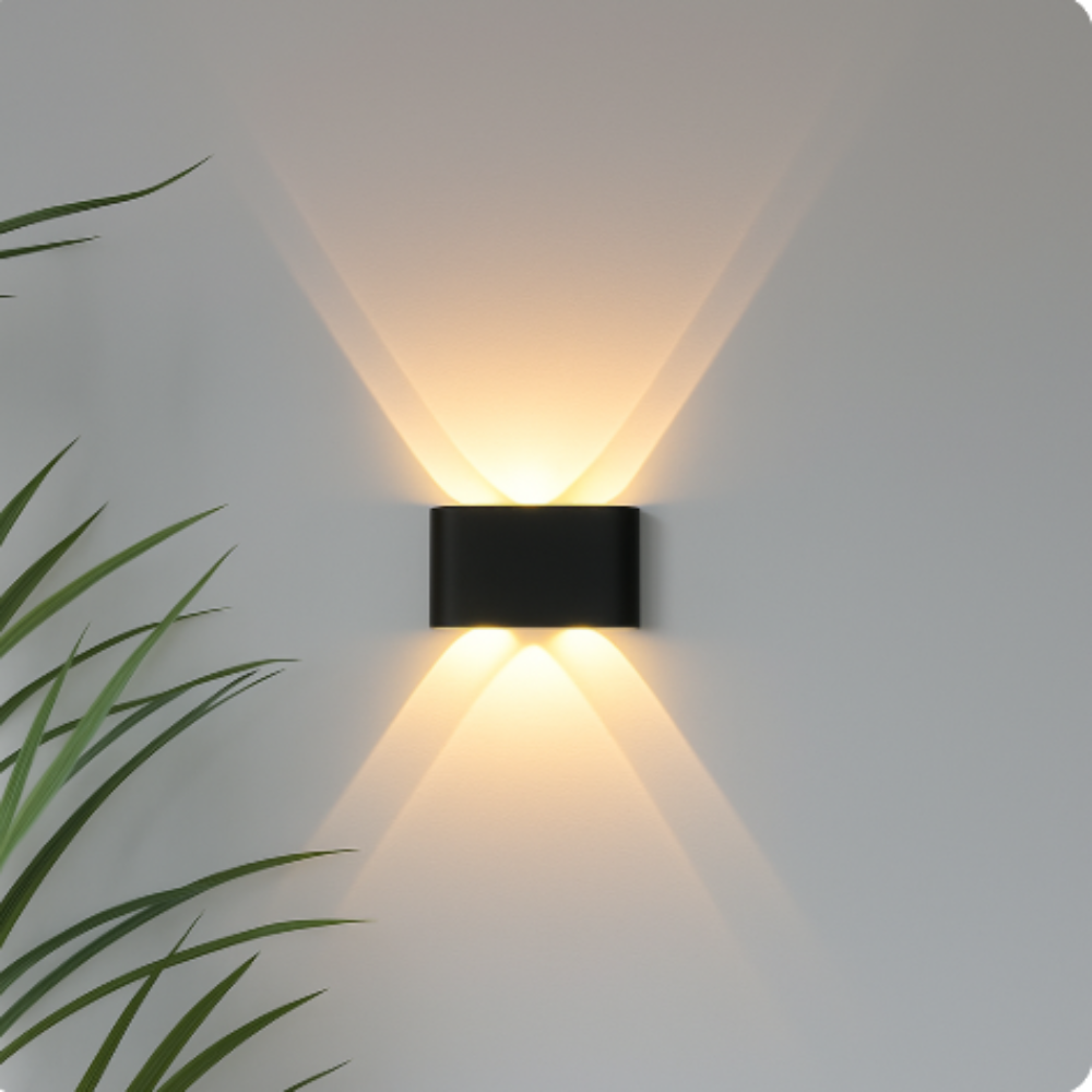 Moderne Wandleuchte für den Innen- und Außenbereich – Minimalistische LED-Leuchte 4