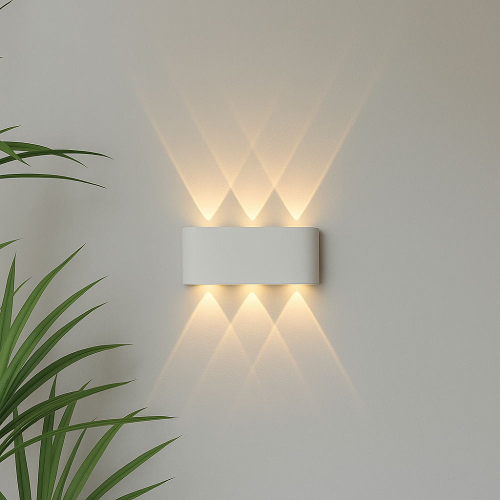 Moderne Wandleuchte für den Innen- und Außenbereich – Minimalistische LED-Leuchte 7