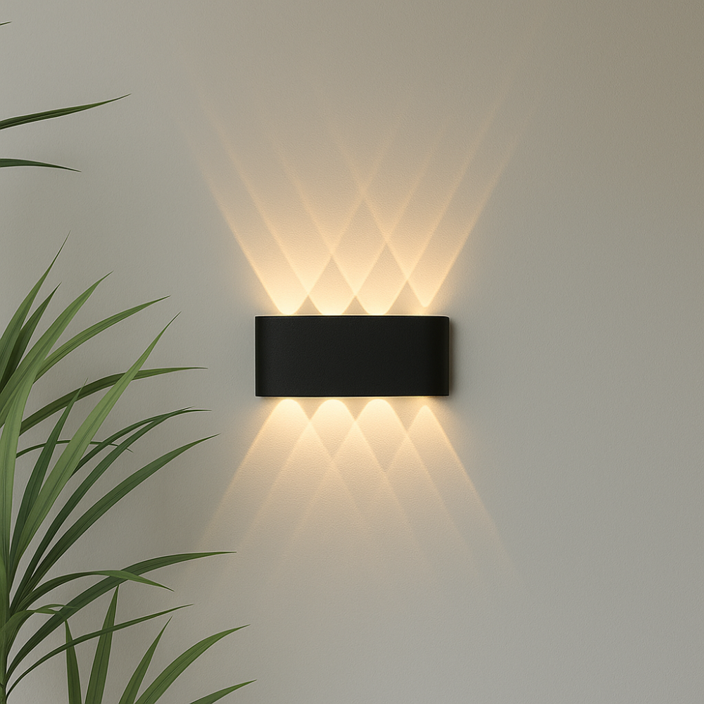 Moderne Wandleuchte für den Innen- und Außenbereich – Minimalistische LED-Leuchte 8