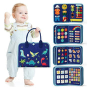 Montessori-Aktivitätsbuch für die frühe Kindheit – Filz-Beschäftigungsbuch für Kleinkinder und Vorschulkinder 0