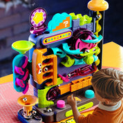 Montessori-Lernspielzeug – Mehrschichtige Kugelbahn für interaktives Lernen, ideales Lernspielzeug für 3- bis 5-Jährige 2