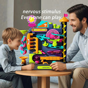 Montessori-Lernspielzeug – Mehrschichtige Kugelbahn für interaktives Lernen, ideales Lernspielzeug für 3- bis 5-Jährige 5