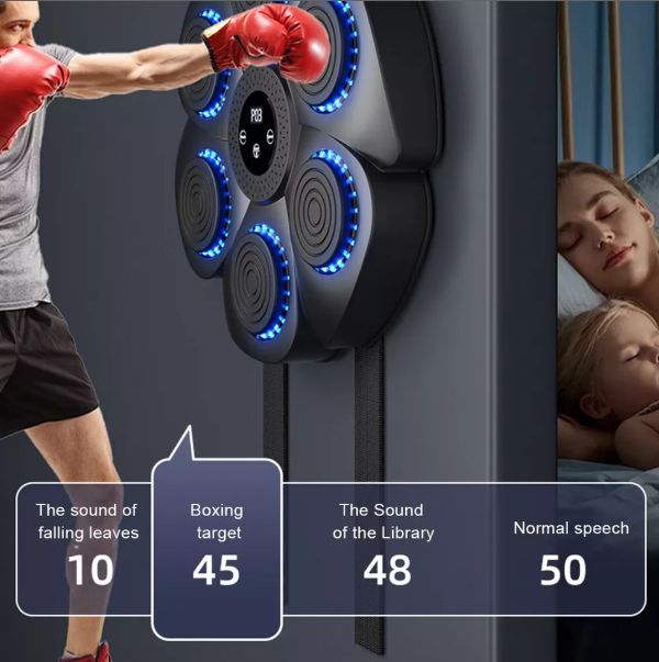 Music Boxing Pad mit Targeting -Funktionen - Ultimate Punch Machine für Boxfitness 7