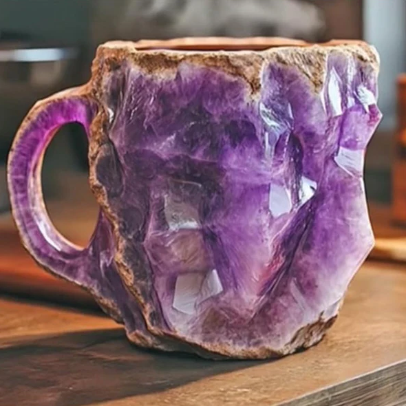 Neue Mineralkristallkaffeetassen 1