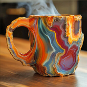 Neue Mineralkristallkaffeetassen 4