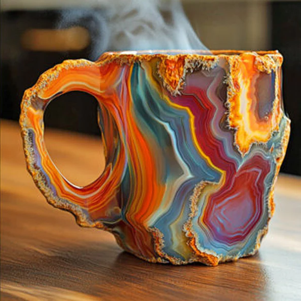 Neue Mineralkristallkaffeetassen 4
