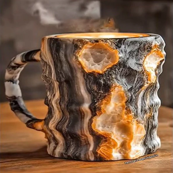 Neue Mineralkristallkaffeetassen 5