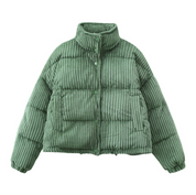 Brielle | Elegant kord quiltad jacka