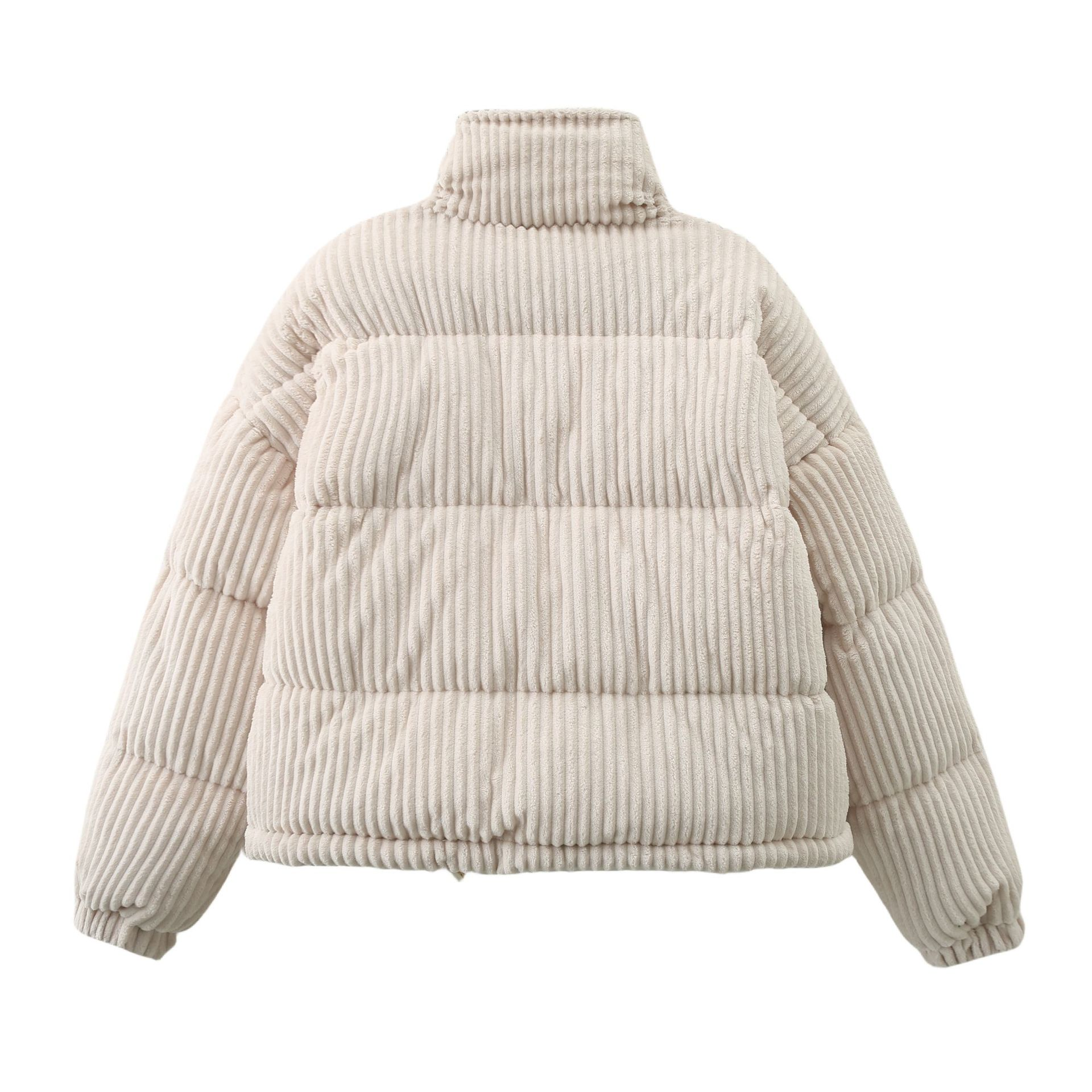 Brielle | Elegant kord quiltad jacka