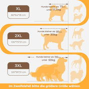 Orthopädisches Hundekissenbett – Großes, dickes Hundebett mit Nackenstütze und abnehmbarem, waschbarem Bezug 8