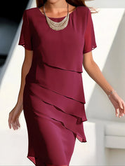 CHELSEA | Eleganz und Komfort Chiffonkleid