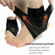 Plantar -Knöchel X -Wrap -Klammer -Kompressionshülle 2