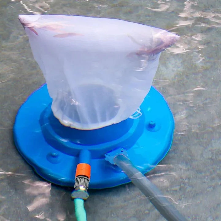 Poolblatt -Vakuum, großer Poolblatt -Sauger für einköpfige und über gemahlene Schwimmbäder (blau) 3