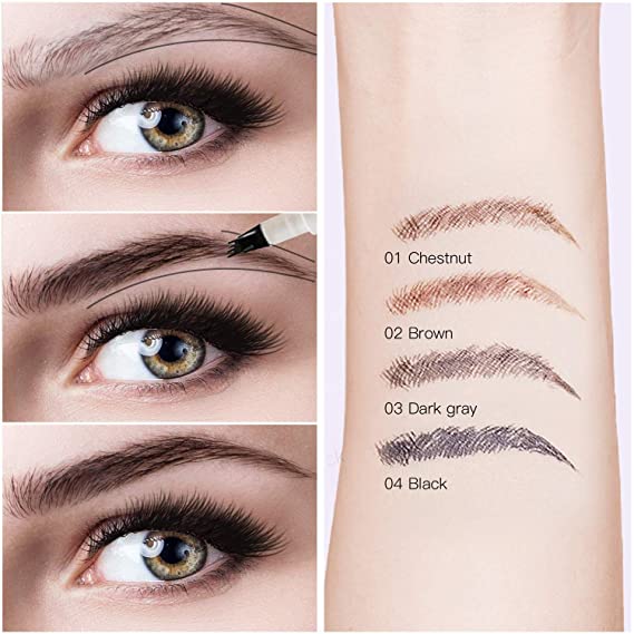 Precision Brow Pro - wasserdichte Augenbrauenstift mit 4 -Tip -Applikator 2