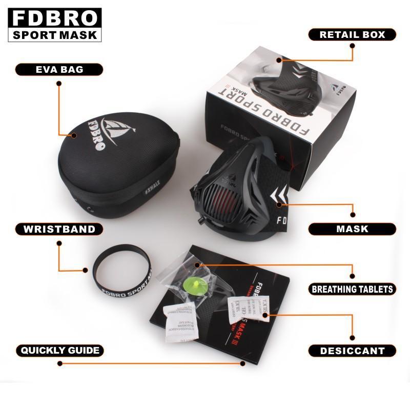 Professionelle Trainingsmaske – Verbessert Lungenkapazität und Fitness 4