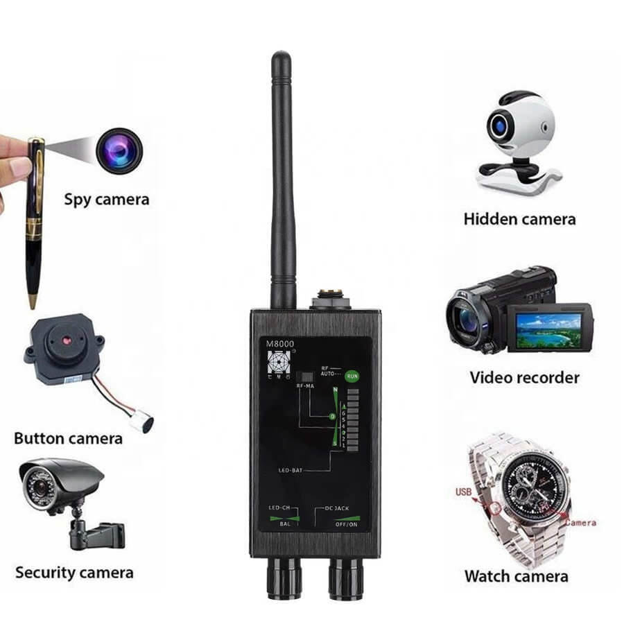 Professioneller versteckter Kameras & Wanzen-Detektor RF-Signal 6