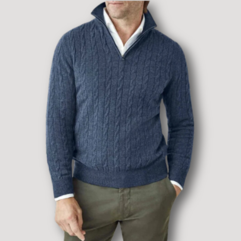 GARY | Elegant tröja med dragkedja för herrar