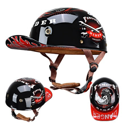 RideGuard – Stylischer DOT- und ECE-zertifizierter Motorradhelm mit leichter ABS-Schale 0