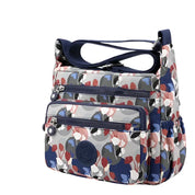 Zara | Stor vattentät nylon crossbody messenger-resväska