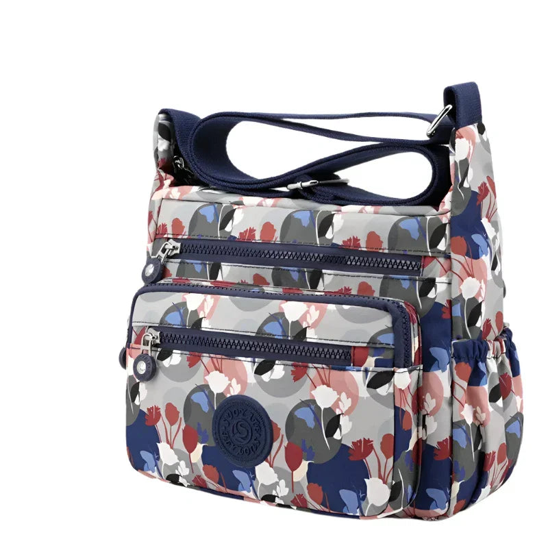 Zara | Stor vattentät nylon crossbody messenger-resväska