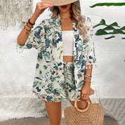 Dianella | Blütenbedrucktes Sommer Set für Damen