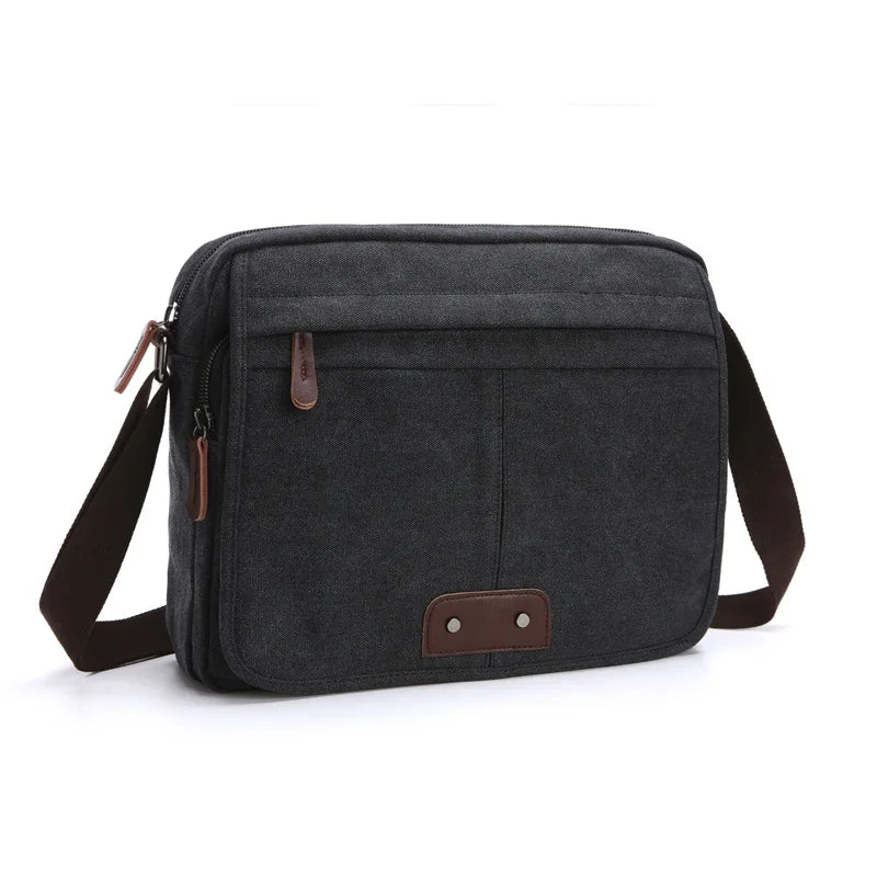 Ethan | Vintage Canvas Herren Umhängetasche
