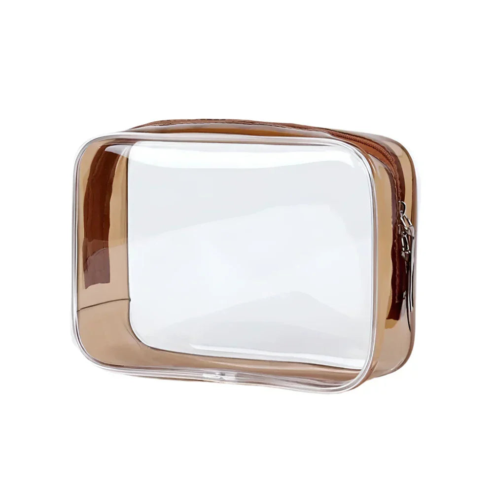 Samantha | Kompakte und tragbare transparente Make-up-Tasche