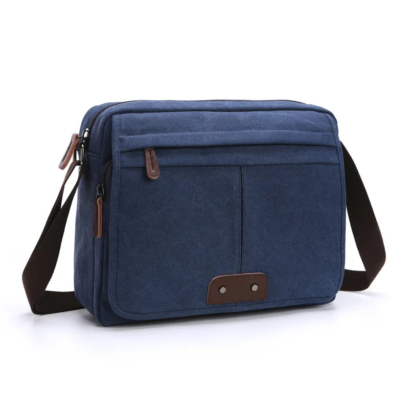 Ethan | Vintage Canvas Herren Umhängetasche