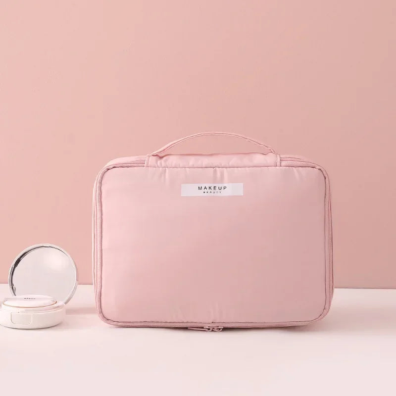 Geräumiger wasserdichter Makeup- und Toilettenorganizer mit Reisdesign