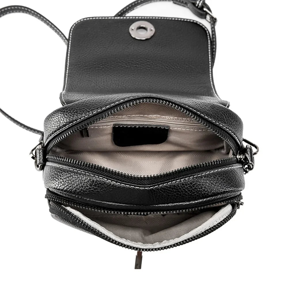 Nova | Croco-Muster Leder Crossbody Mini Sling Tasche