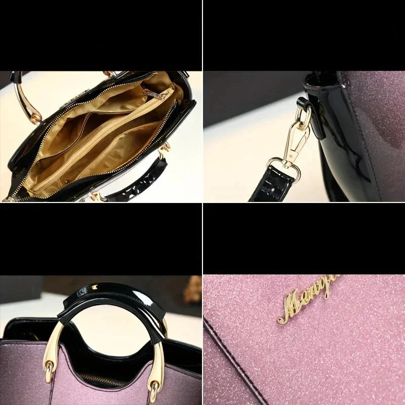 Maya | Handväska med övre handtag Satchel axelremsväska handväska