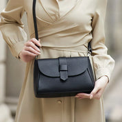 Ada | Vintage äkta läder liten crossbody slingväska
