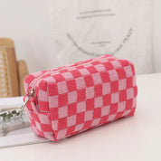 Nova | Trendy Karierte Y2K-Style Make-up Tasche