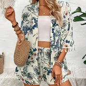 Dianella | Blütenbedrucktes Sommer Set für Damen