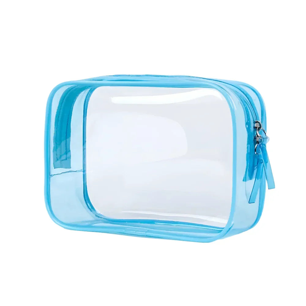 Samantha | Kompakte und tragbare transparente Make-up-Tasche