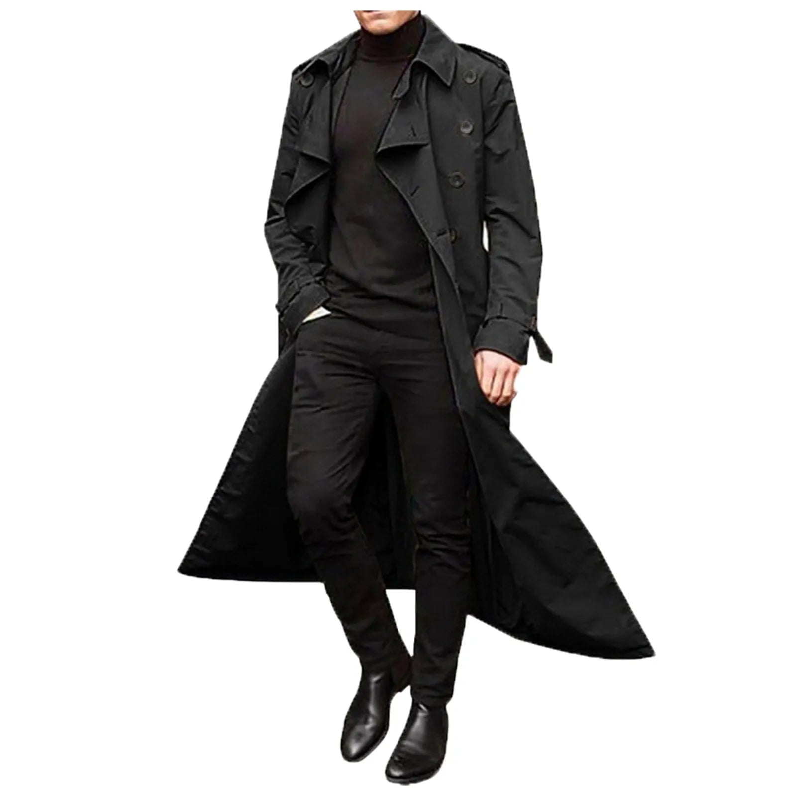 Simon | Modern herrtrenchcoat med enkel design