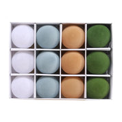 Samtornamente | Beflockte Weihnachtskugeln für elegante Dekoration 0