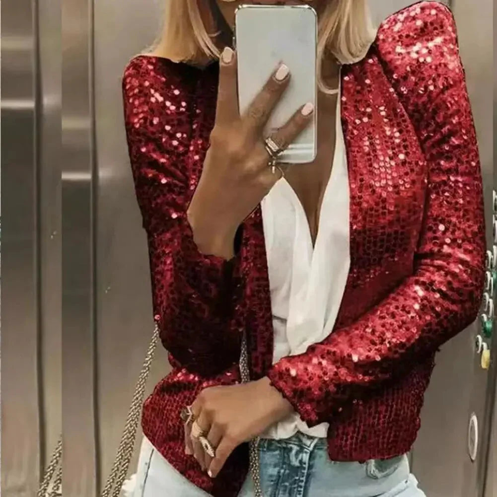 Bella | Eleganter Abendblazer mit Pailletten