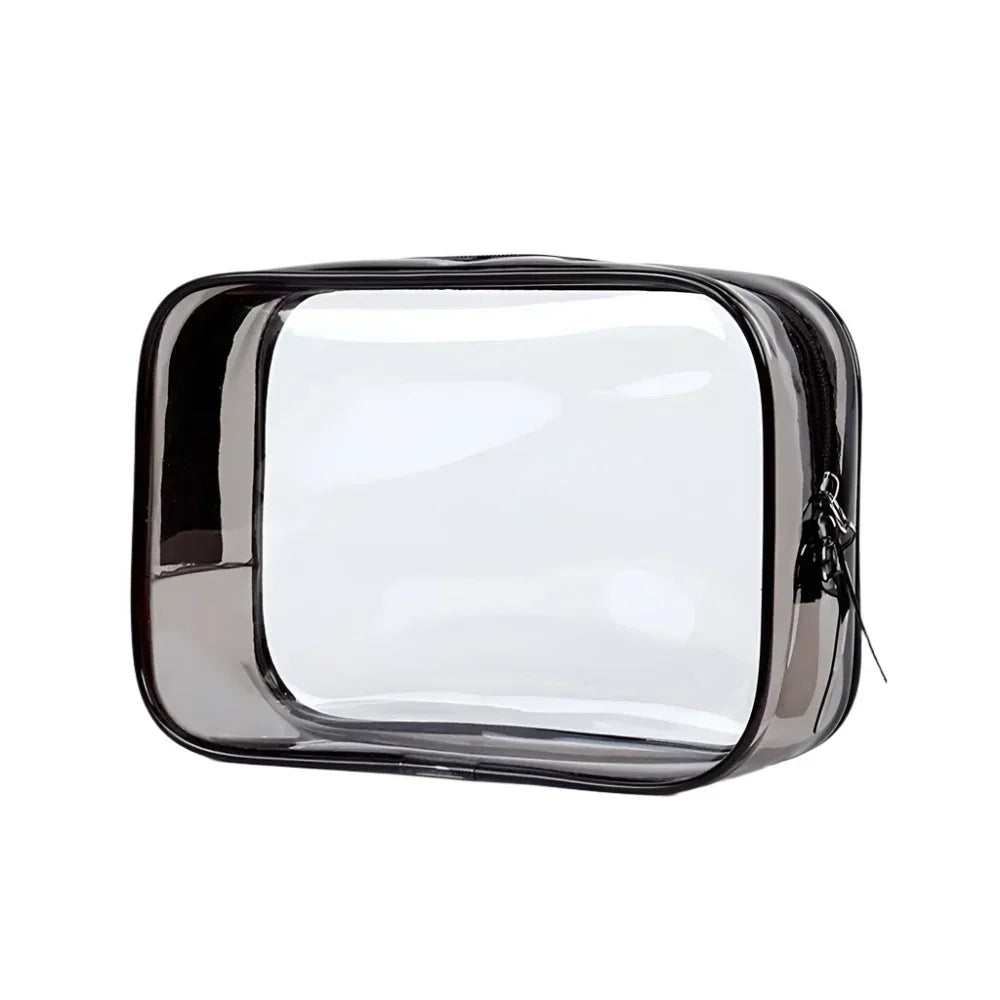 Samantha | Kompakte und tragbare transparente Make-up-Tasche