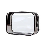 Samantha | Kompakte und tragbare transparente Make-up-Tasche