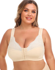 CARLA | Vorderverschluss- Bügelloser Komfort-BH Plus Size