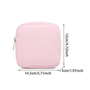 Aura | Modische und geräumige Kosmetiktasche im Cord-Stil