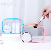 Samantha | Kompakte und tragbare transparente Make-up-Tasche