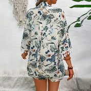 Dianella | Blütenbedrucktes Sommer Set für Damen