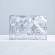 Schneekugel-Weihnachtskugeln | Hängende Weihnachtskugeln mit Glanz 4